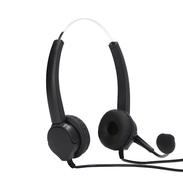Profesjonelt støyreduserende headset for kundesenter med USB-tilkobling for telemarketing, kundesenter og nettbasert undervisning