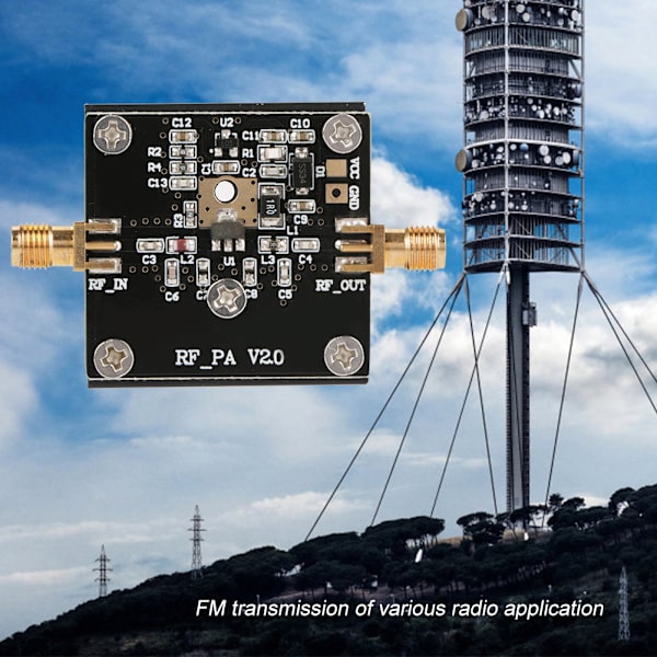 88-108MHZ 2.5W VHF-effektforstærkerkort til FM-sender RF-radio