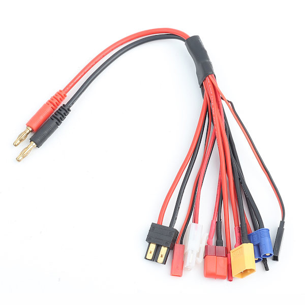 8 i 1 Lipo Battery Multi Charging Plug Convert Cable Line för IMAX B6-laddare