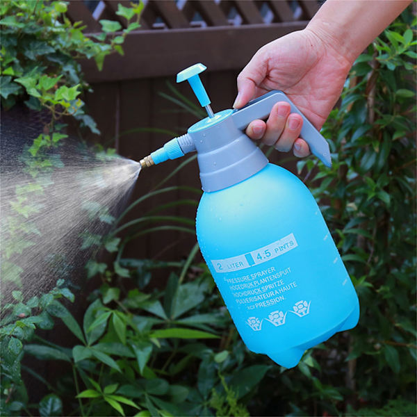 2L sprayflaske plastvandingskande Højlufttryk fortykket vandsprøjte til GardenBlue