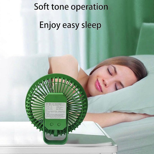 Bærbar Camping Ventilator USB Udendørs Camping Loftventilator LED Lys