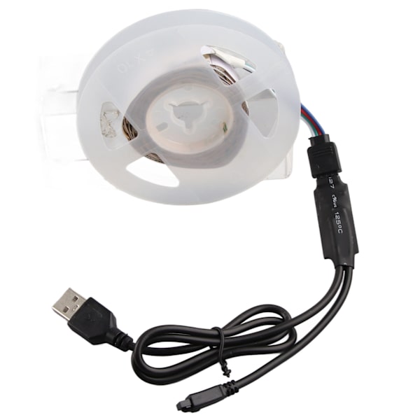 USB 5V LED-stripebelysning RGB 5050 fargeskiftende lysstrimler med Bluetooth-appkontroll for hjemmeromsfestdekorasjon 2m / 6,6ft
