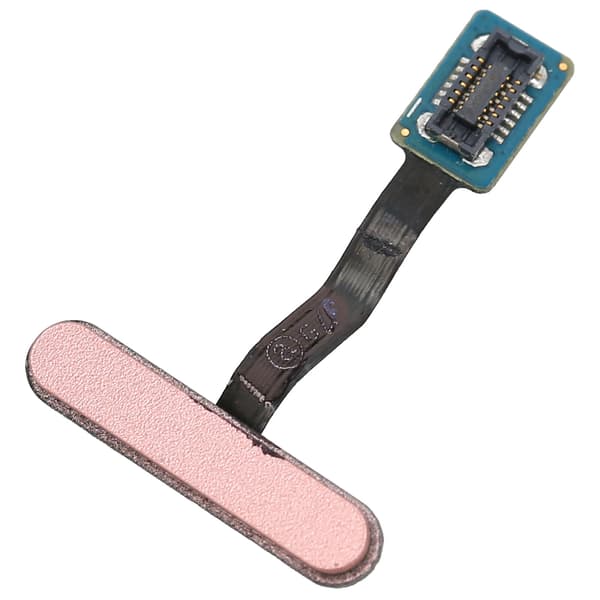 Hemknappskabel Telefon Fingeravtryck Touch Identifiering Flexkabel för S10E G970 Ersättning Rosa