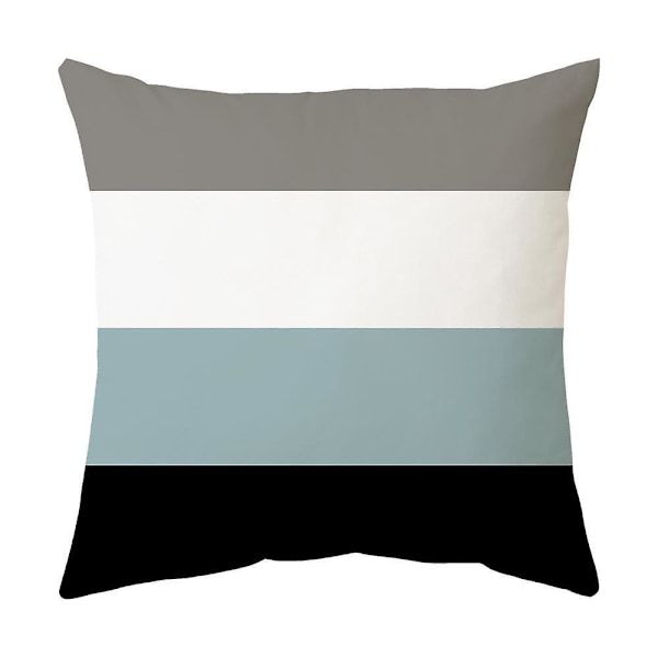 Sett med 4 Putetrekk 45x45cm Dekorativt Enkelt Putetrekk Sofa Hjemmedekorasjon (*uten pute*)