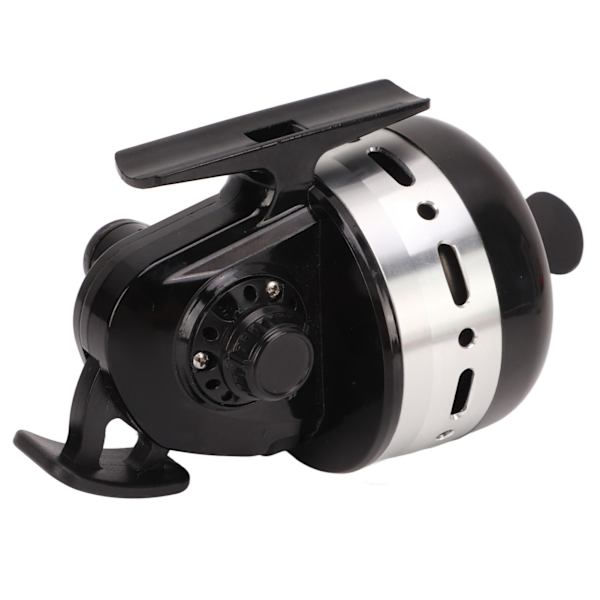 Fiske Spinnereel i Rustfrit Stål Metal Sort 3.6:1 Gear Ratio Baitcasting Fiskehjul til Ferskvand Saltvand