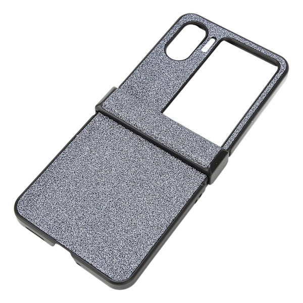Flip-skærm telefonetui slidstærkt perfekt pasform glitter design let at rengøre cover til Oppo Find N2 Flip sort