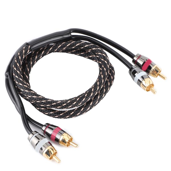 Lydsplitterkabel RCA billjudlinje 1m/3.3ft signal ren kobberoverføring for DVD CD TV