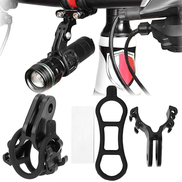 Sykkellykt lommelykt Lommelyktholder Clip Mount Bracket for landeveissykkel sykkeldel