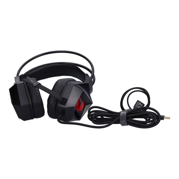 TAIDU Gaming Headset Surroundljud Trådbundna Over-Ear LED-hörlurar med Brusreducerande Mikrofon för Xbox One PC