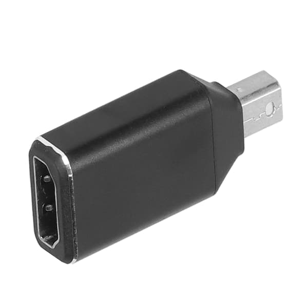 Mini DP til HD Multimedia Interface Adapter 1920x1080 DP Konverter til Computer/Projektor Sort