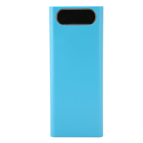8x21700 batterilåda svetsfri power DIY batteriladdare case med LCD-skärm blå