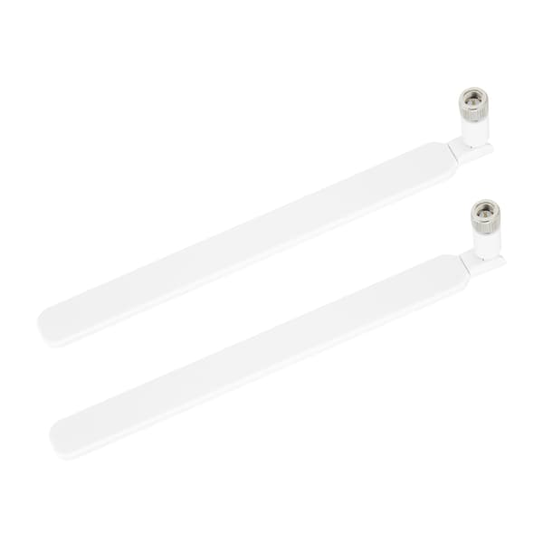 2 stk. 4GLTE Router Antenne B593 CPE til Huawei Netværk Signal Trådløs Han Booster Hvid