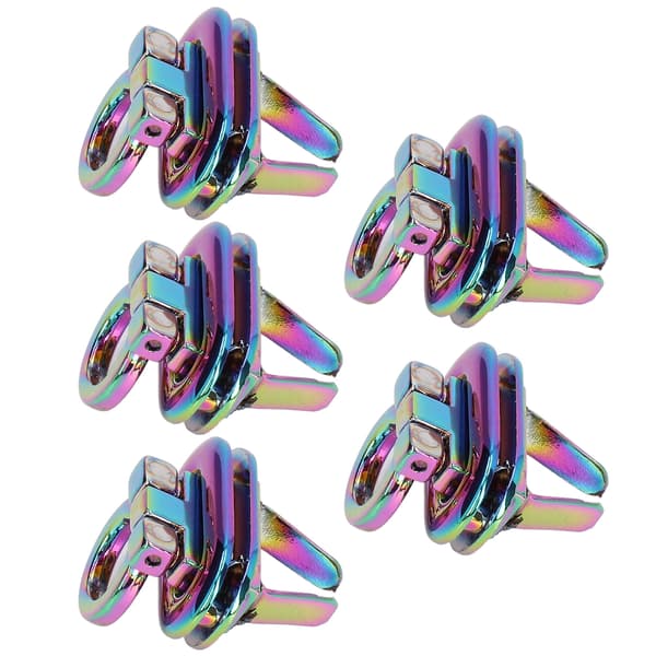 5 stk. Flip Lock Fargerik Sinklegering Oval Bull Nose Lås Bagasjelås Clamshell Lås