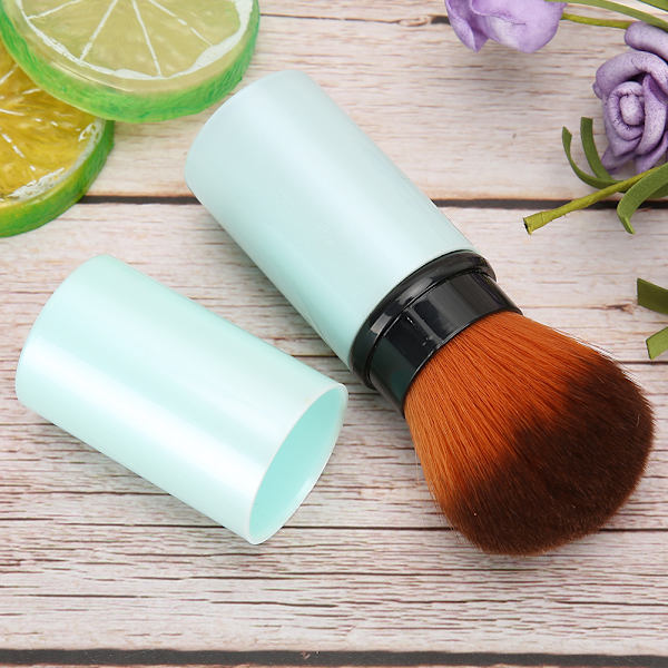 Powder Blush Brush Professionell indragbar Contour Powder Ansiktsborste Lös pulverborste