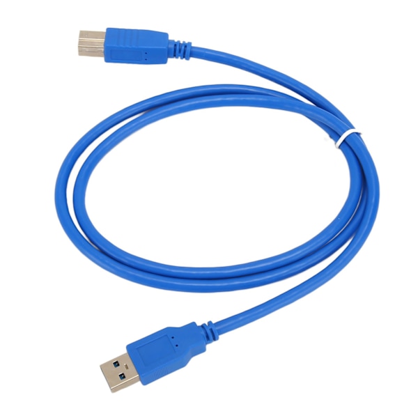 USB3.0-skriverdatakabel hann til hann USB A til B overføringskabel firkantet port høy hastighet 1 meter