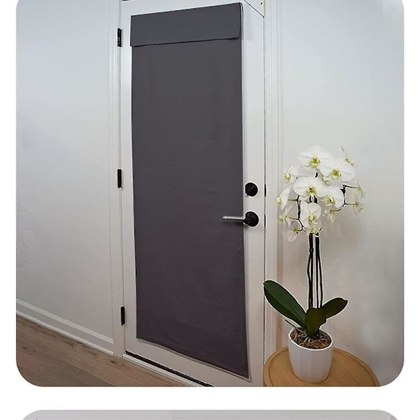 Isolert Lystette Gardin 26x68 Grå Opphengs Shade for Lite Badvindu Ballong Valance