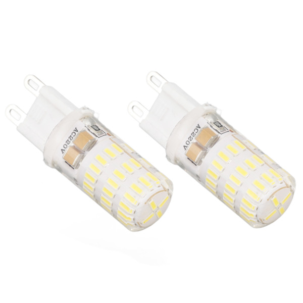 2 st G9 LED-lampor Dimbara 3W 270 Ljusflöde AC220V Multipel Skydd Liten Ljuskälla för Bordsvägg Taklampa