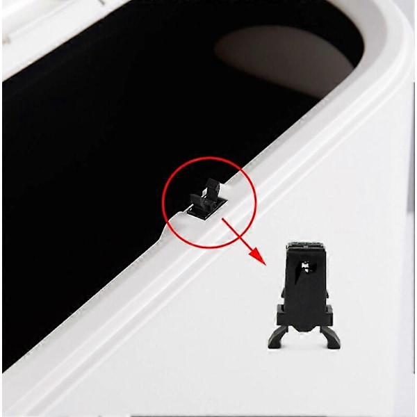 10 st Plast Soptunne Lås Självlåsande Strömbrytare Ersättningsuttag Kompatibelt Lock Touch Bin Spärr Reparationsklämma Hårdvara