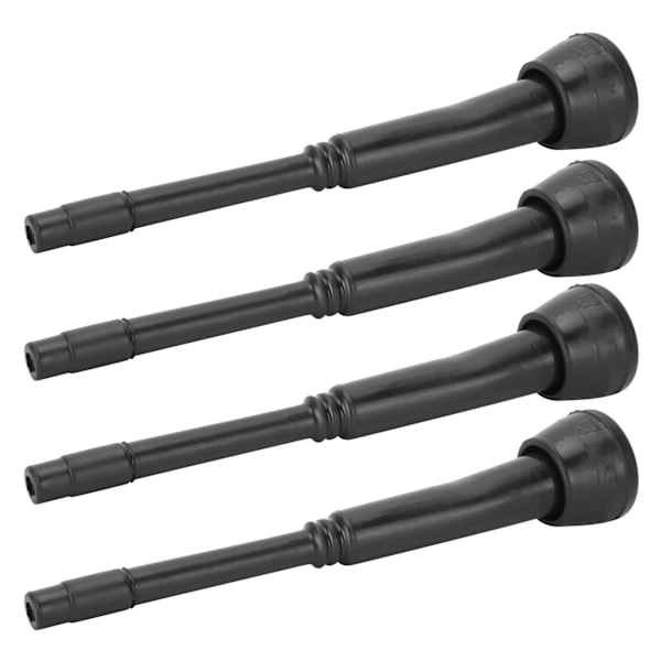4PCS 00U Mjölkmaskinsfoder Svarta Gumminappkoppsfoder Tillbehör för Getmjölkare