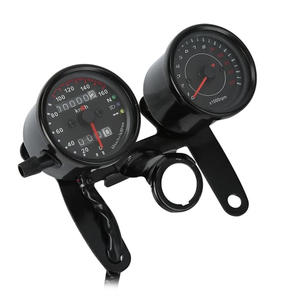 Universal Motorcykel Odometer Hastighetsmätare Retro Modifierat Instrument Tillbehör