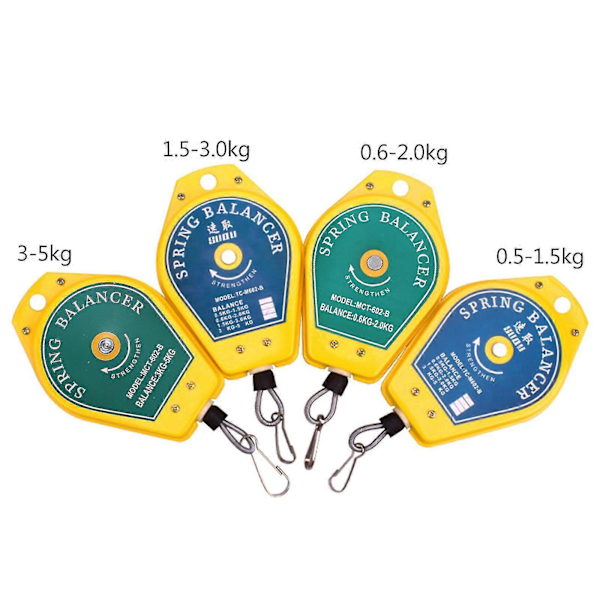 Udtrækkelig Fjederbalancer Værktøjsholder Ophæng Bruges til Samlebånd Zekai 1.5-3.0kg