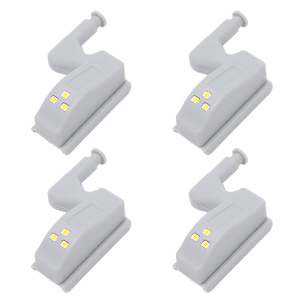 10 sarjaa sarana-LED-valoa korkean kirkkauden ABS-kaapin saranavalo, jossa on 3 LED-lamppuhelmiä saranavalot vaatekaappiin, lämmin valo