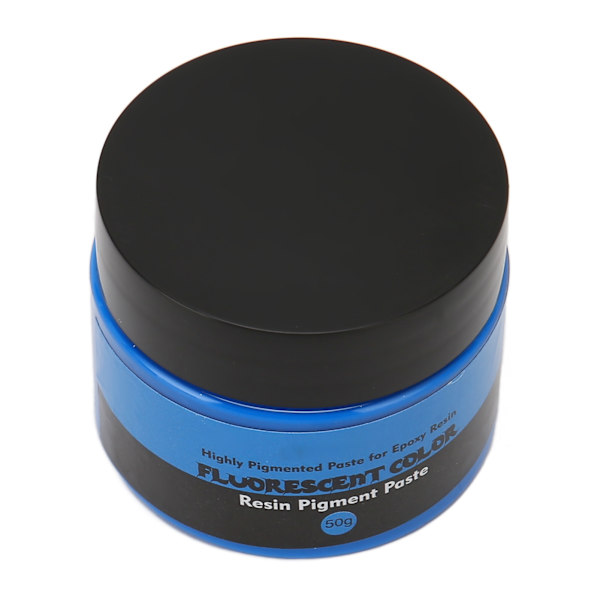 Epoksyharpiks pigment 50g fluorescerende farge høy metning enkel betjening flytende harpiks fargestoff for kunst håndverk DIY making fluorescerende blå