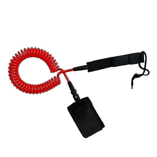 3 m Surfbräda Paddleboard Leash Stand Up Paddle Board Leash Rem Röd