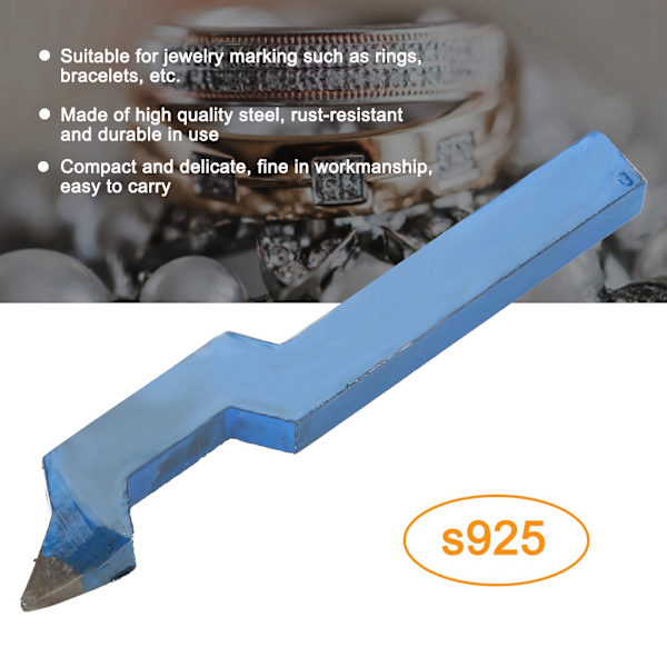 Teräksisen kaarevan korun mold merkintätyökalu (S925)