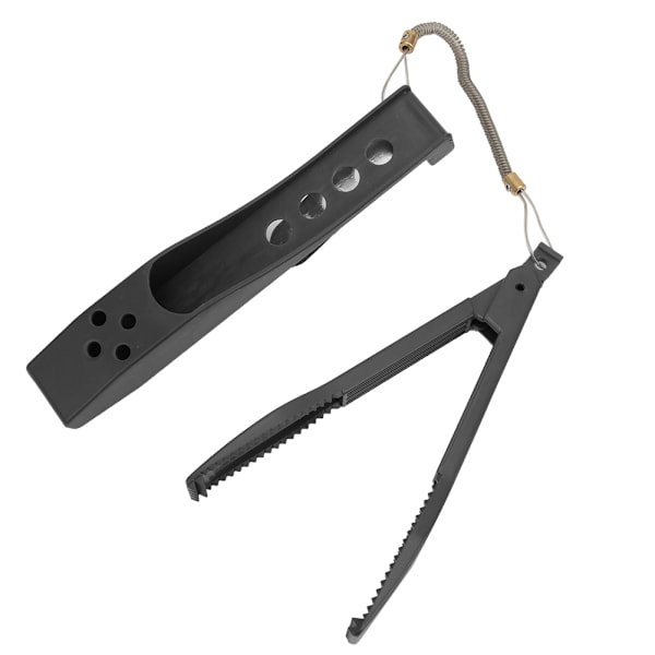 Multifunktionell Fish Grip Controller Klämhållare med cover Portabelt fiskeverktyg Svart
