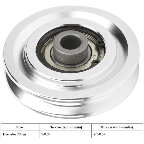 Styrketräningsutrustning - 70 mm diameter aluminiumlegeringstrissa