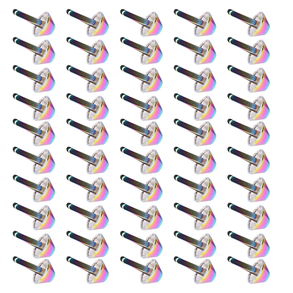 Spikhuvud Stud Fint utförande Färgglad design DIY Lätt Bärbar Järnkon Spikar 15mm