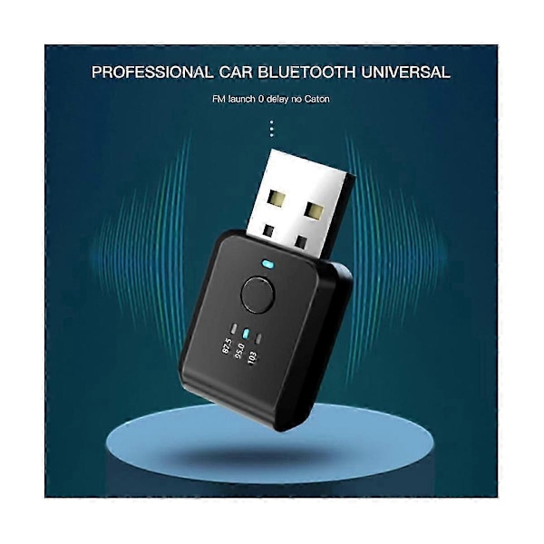 Auton Bluetooth 5.1 FM Lähetin Vastaanotin Handsfree Puhelut Mini USB Bluetooth Autosarja Auto Langaton C