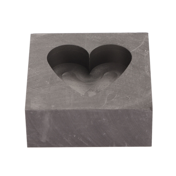 Grafitform Form Grafitgjutning Mould för guld Silver Mässing Koppar Aluminium Zink Raffinering Smältning