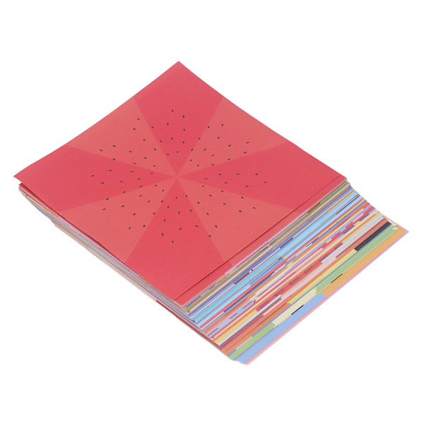 Origami-paperin koulutus, tee-se-itse käsintehty 3D-söpö, eloisa, turvallinen, vaaraton apuviiva, joka osoittaa origami-taidesarjan lapsille