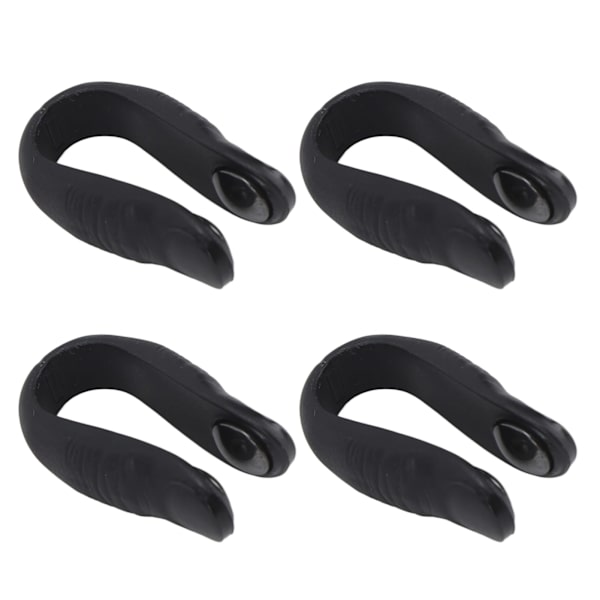 4st Akupressur Hand Pressure Point Clip Stressreducering Bärbara magneter Huvudvärk Migrän Relief Clip Black