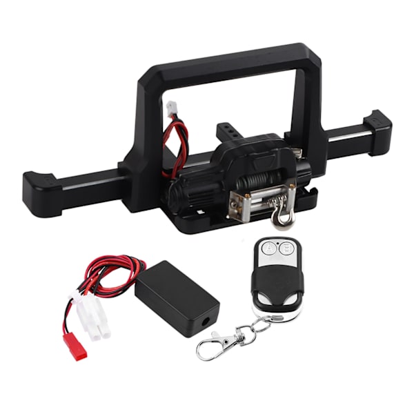 Främre vinschstötfångare i aluminiumlegering för Traxxas TRX-4 RC Uppgraderingsdel för larvband för bil