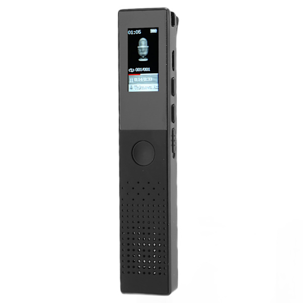 Digital stemmeopptaker Mini bærbar stemmeaktivert opptaker med avspilling USB MP3 for møteforelesningsintervju 8 GB