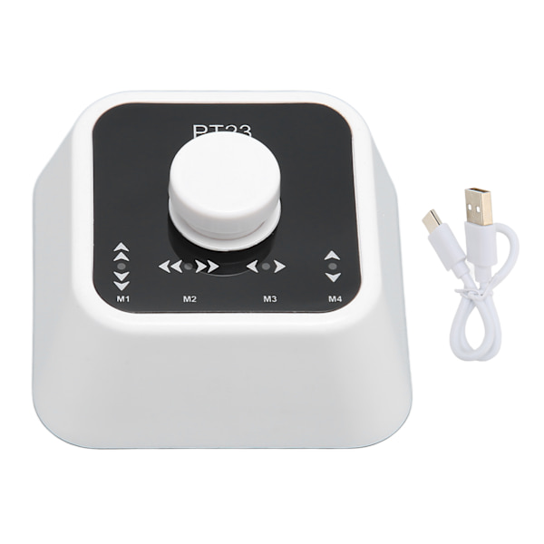 Bluetooth Page Turner Pedal ladattava langaton multimediaohjain avainkytkin tietokonepuhelimelle Valkoinen