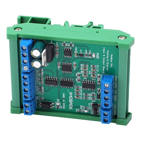 Analog Digital Input Output Modul med Kabinet 8-Kanal RS485 DC12V N4DBA06 14-34MA