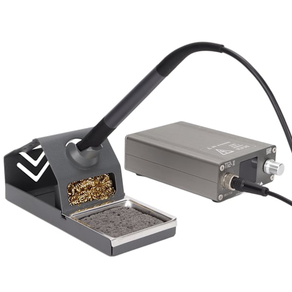 T12‑X Lödstation 75W Temperaturjusterbar med LCD Digital Dispaly för DIY Reparation Prise EU 100‑240V
