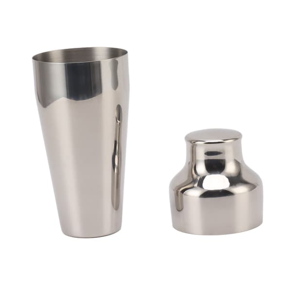 Cocktail Shaker 304 rustfritt stål fransk stil bartender shaker for blandede drinker sølv