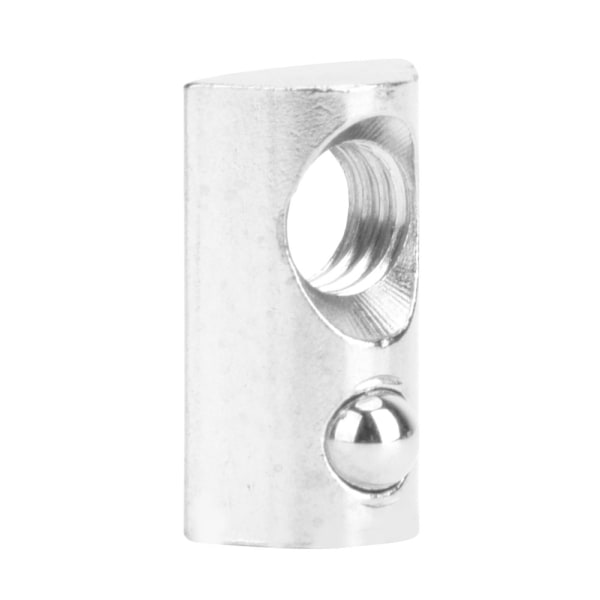 50 st europeisk standard elastiska mutter aluminiumprofiler T-spår fjädermutter Fästelement (M8)