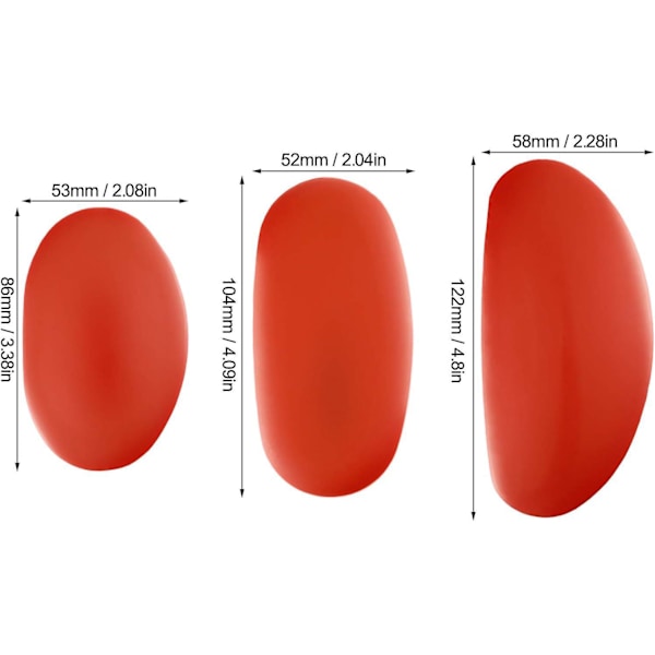 3 Stykker Keramik Ler Ribber Blød Gummi Keramik Ribber Keramiske Keramik Ribber til Modellering af Ler Keramikere, 3 Størrelser