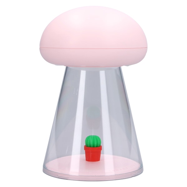 Natlampe 7 farver nem bærbar genopladelig batteri USB opladning dejlig form baby søvn natlysPink