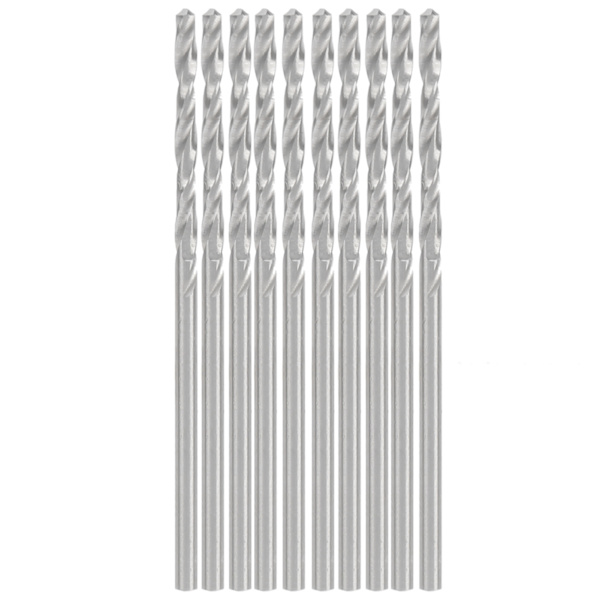 10 stk. lige skaft spiralbor Perle Punch Bor Bits Tilbehør Dele Sæt 1,9 mm