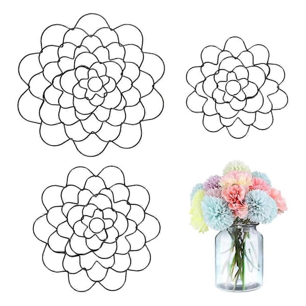 3-pak Blomsterfrø Wire Blomsterarrangeringsværktøj Blomsterlågsarrangør