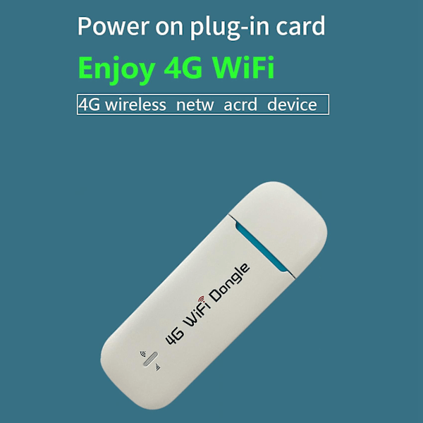 4G Wifi Router USB Dongle 150 Mbps Modem Stick Mobil Trådløs Wifi Internett Treasure Bærbar Hotsp-DT