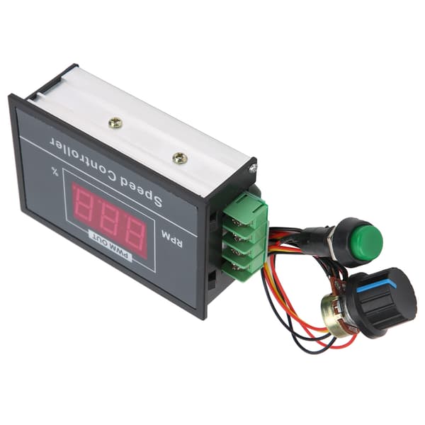 PWM DC Motor Hastighedsregulator 6V 12V 24V 48V Trinløs Hastighedskontrol Switch Controller