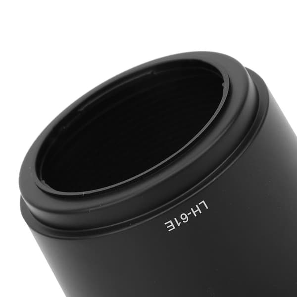 Sort plastik modlysblænde til Olympus 70-300mm f/4.8-6.7 kameraer